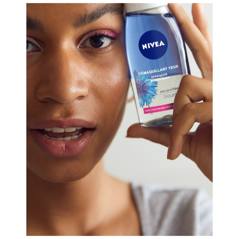 Nivea Waterproof Biphase Eye Makeup Remover With Cornflower - 125ml