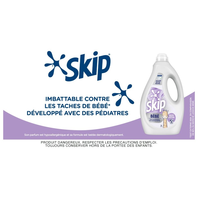 Skip Bébé Lessive Liquide - 1.47l - 35 Lavages