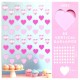 Heart Garlands - ألوان متعددة - 8 قطع