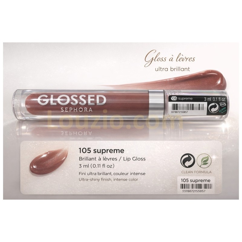 Sephora Collection Glossed Gloss à Lèvres - Supreme Cherry Chocolate 105