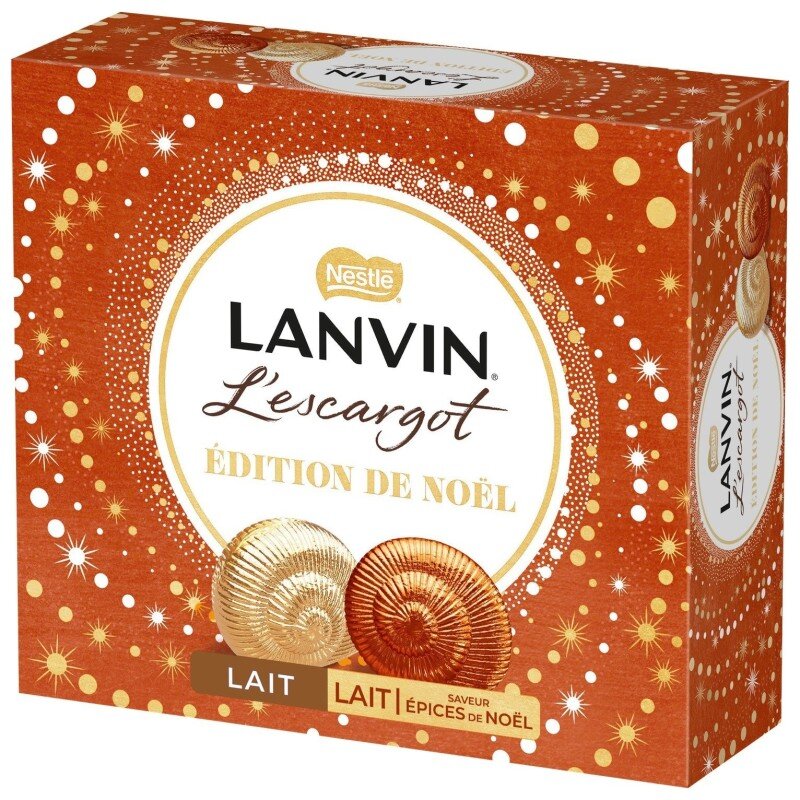 Lanvin Escargots Chocolat au Lait - Édition Épices de Noël - 329g