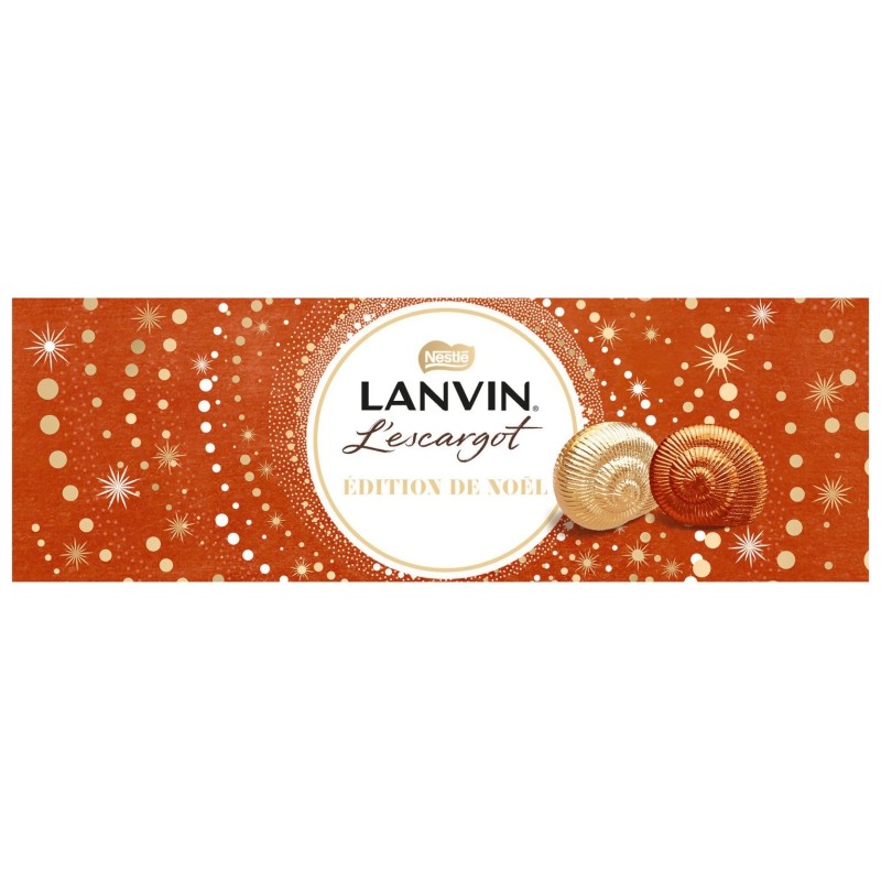 Lanvin Escargots Chocolat au Lait - Édition Épices de Noël - 329g