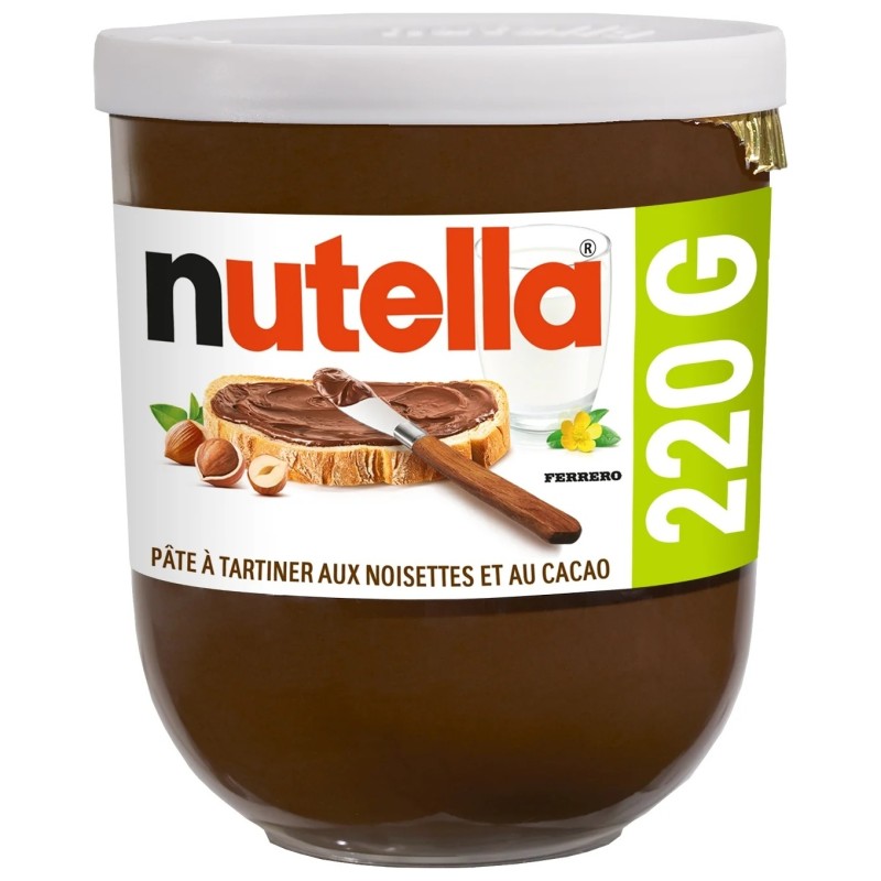 Nutella Pâte à Tartiner Noisettes et Cacao - 220g