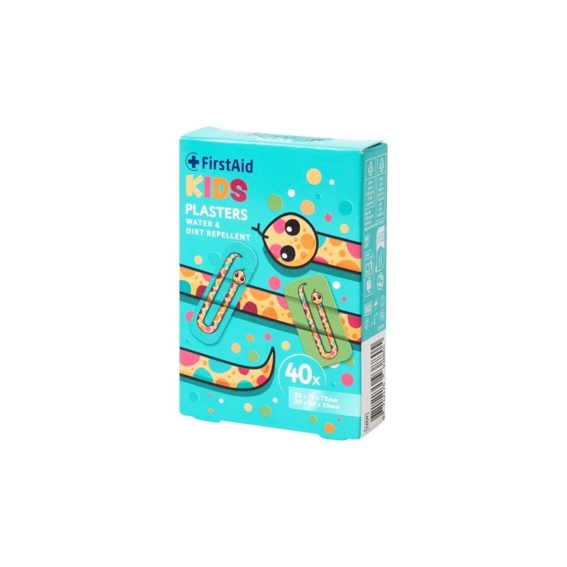 First Aid Pansements Enfants Animaux - 40 Pièces