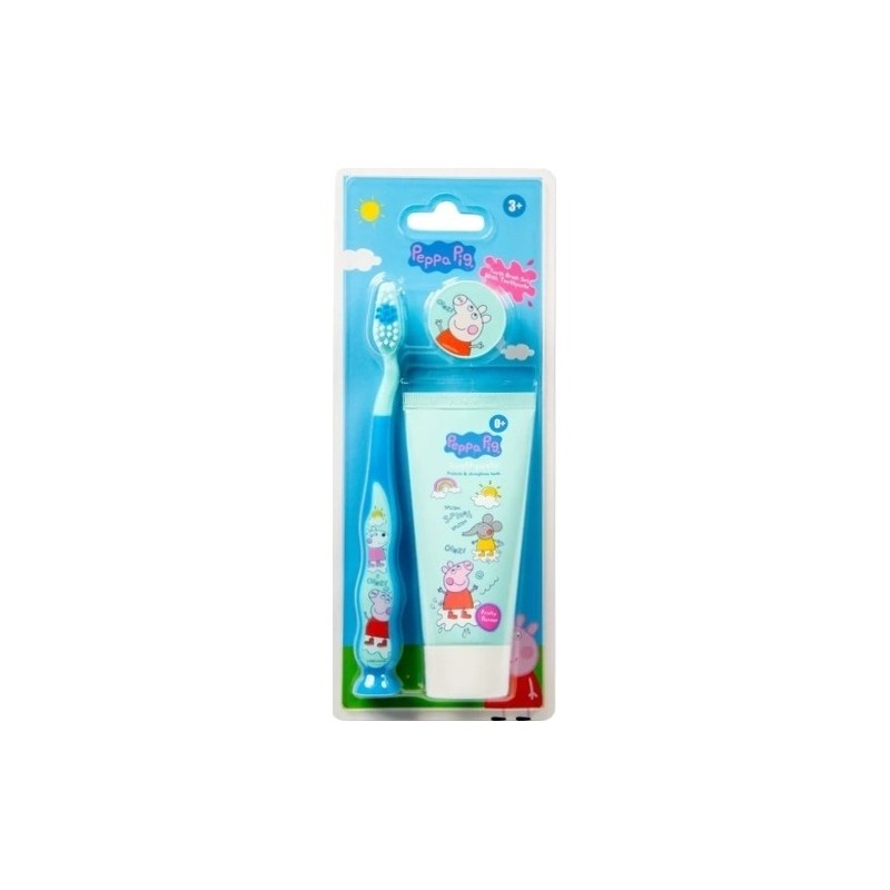 Peppa Pig Brosse à Dents et Dentifrice Enfants