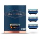 Gillette King C Recharges pour Lame de Rasoir - 3 Recharges