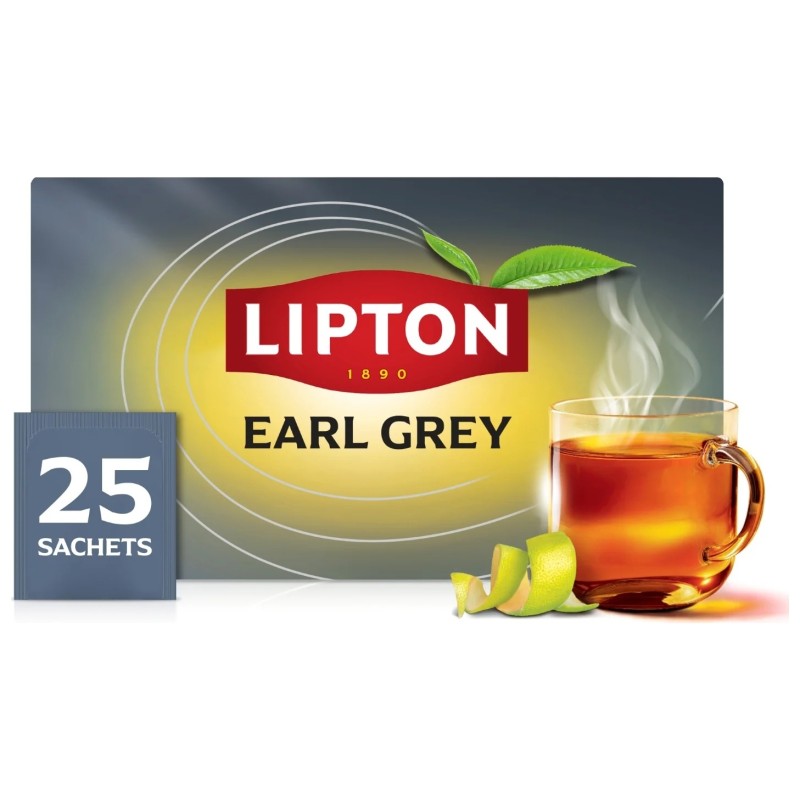 Lipton Earl Grey شاي أسود - 25 كيس