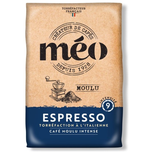 Meo Café Moulu Expresso Intensité 9 - 500g