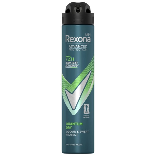 Rexona Men Advanced Protection Quantum Dry Déodorant Spray Anti-Transpirant Homme - 200ml