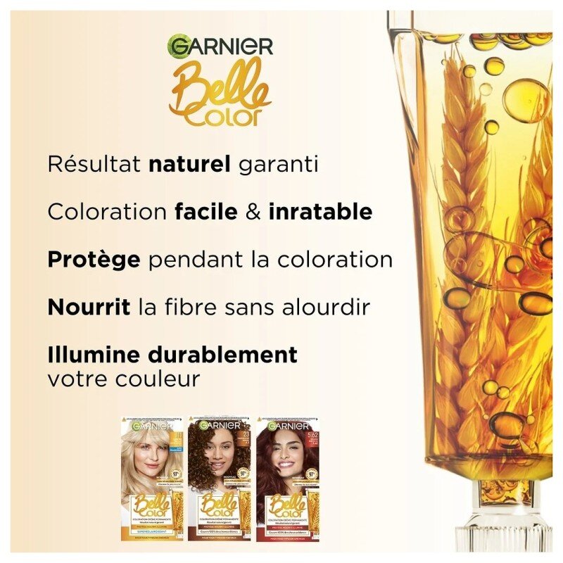 Garnier Belle Color Coloration Permanente Crème - Châtain Foncé Naturel 24