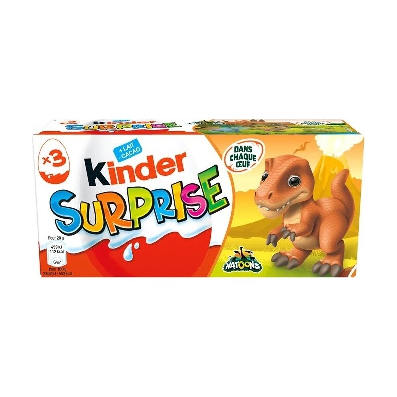 Kinder Surprise Confiserie Chocolat - Boîte 60g