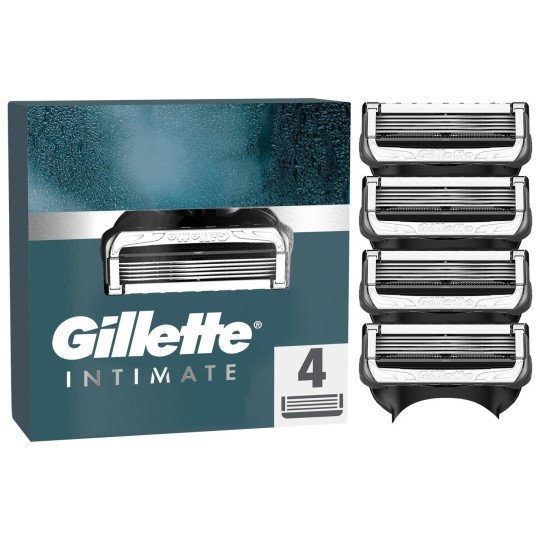 Gillette Intimate Lames de Rasoir pour la Zone Intime - 4 Recharges