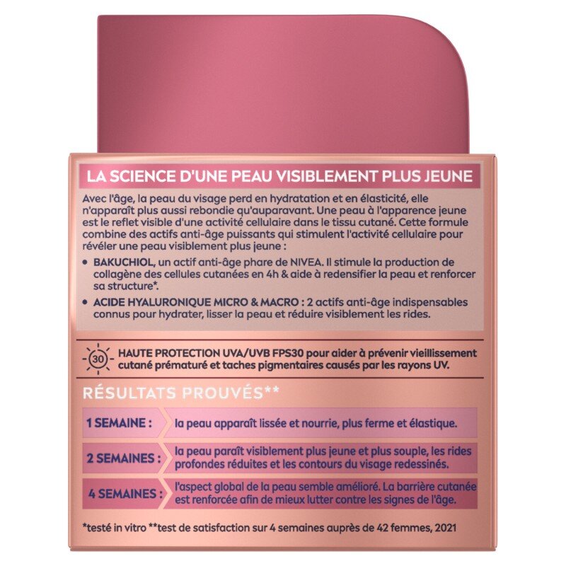 Nivea Cellular Expert Lift كريم وجه هيالورون يومي - البشرة الناضجة - 50 مل - SPF30