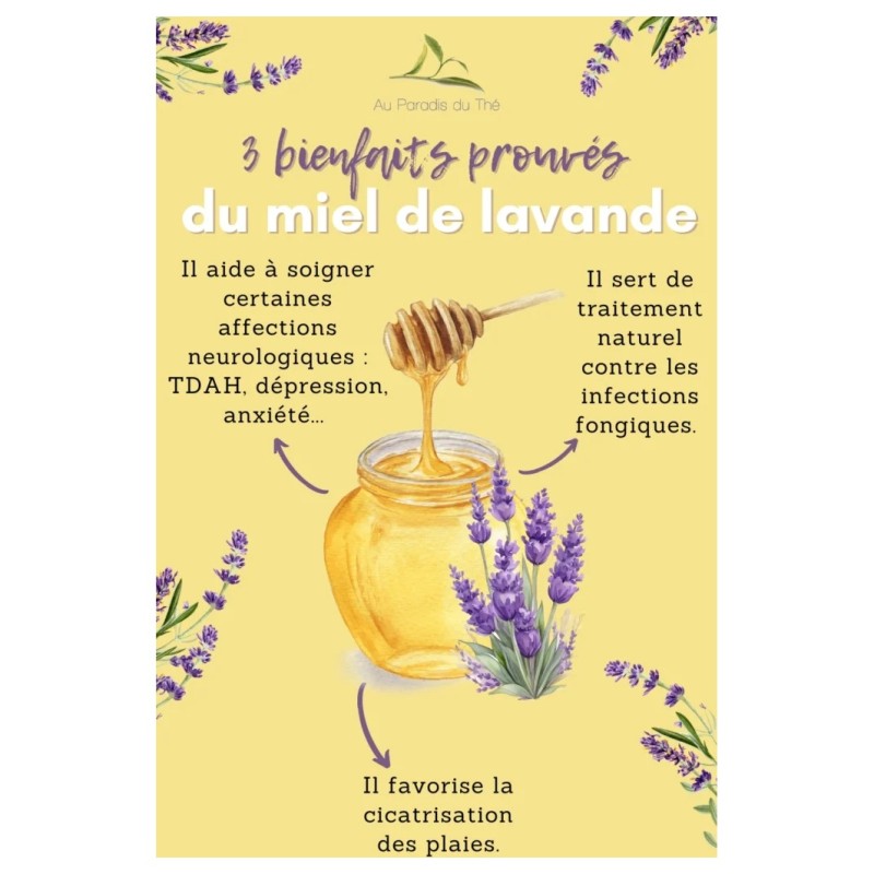Lune de Miel Miel de Lavande Crémeux de Provence - 375g