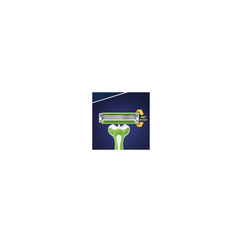 Gillette Blue 3 Sensitive Rasoir Jetable Homme X8