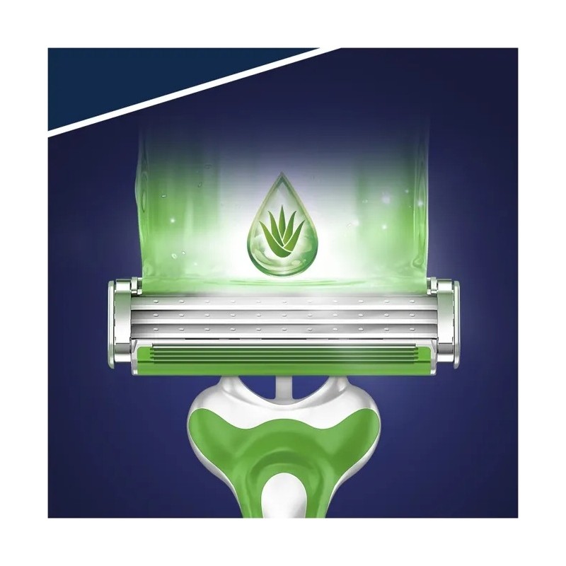 Gillette Blue 3 Sensitive Rasoir Jetable Homme X8