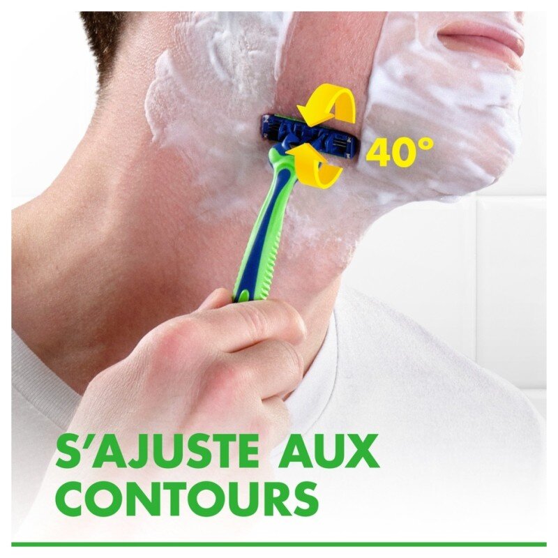 Gillette Blue 3 Sensitive Rasoir Jetable Homme X8