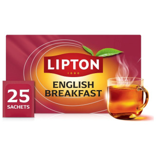 Lipton English Breakfast Thé Noir - 25 Sachets
