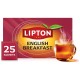 Lipton English Breakfast Thé Noir - 25 Sachets