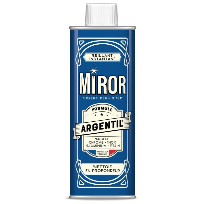 Miror Argentil Nettoyant Multi-Surfaces Métaux Brillant Instantané Anti-Oxydant - 250ml
