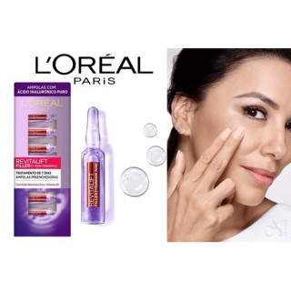 L'Oréal Paris Revitalift Filler [+ حمض الهيالورونيك] أمبولات هايلورو-كير لتجديد البشرة - البشرة الناضجة - 7x1.5 مل