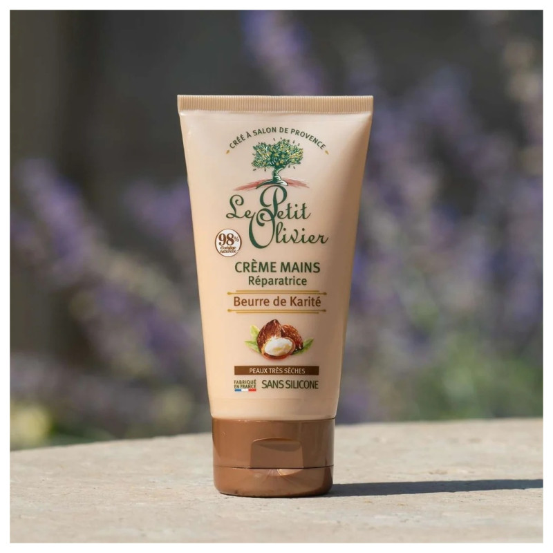 Le Petit Olivier Crème Mains Réparatrice - au Beurre de Karité - 75ml