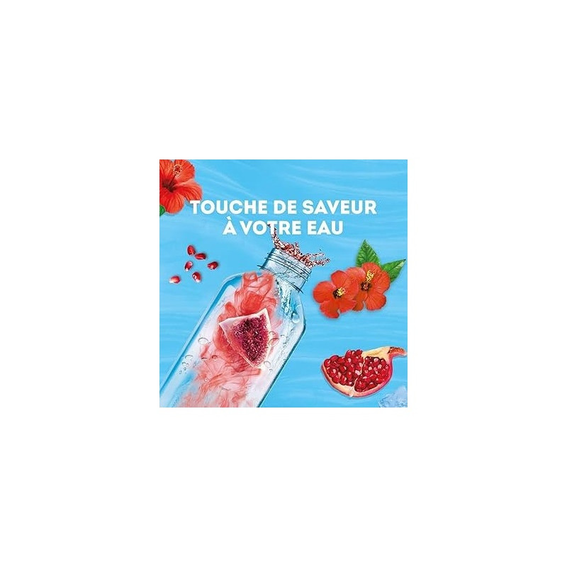 Lipton Infuse Infusion à Froid Grenade Hibiscus - 15 Sachets