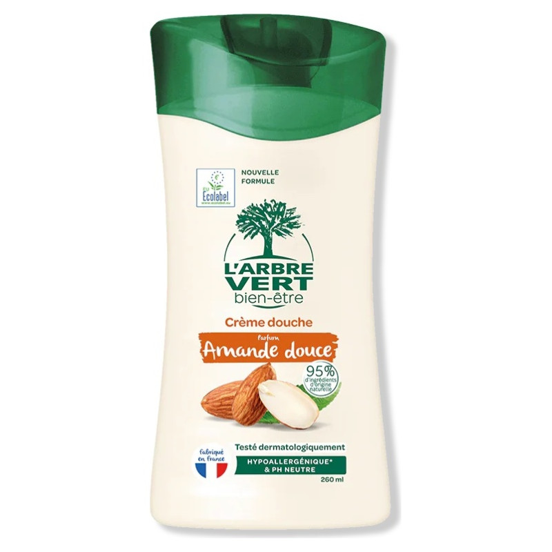 L'Arbre Vert Bien-Être Crème Douche - Parfum Amande Douce - 260ml