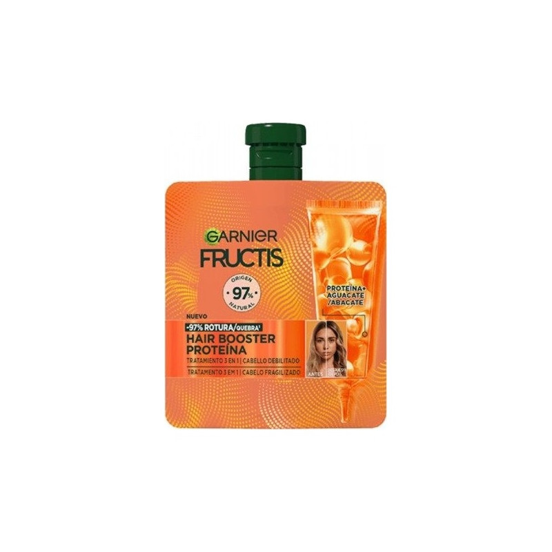Garnier Fructis Hair Booster Traitement Capillaire 3 en 1 Protéine Anti-Casse - 60ml