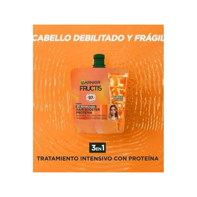 Garnier Fructis Hair Booster Traitement Capillaire 3 en 1 Protéine Anti-Casse - 60ml
