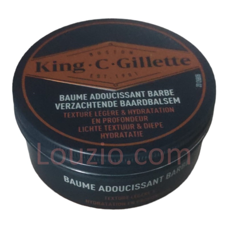 Gillette King C Baume Barbe Homme - 100ml