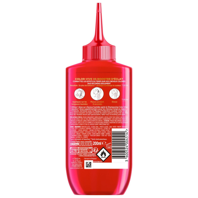 L'Oréal Paris Elseve Color-Vive Soin 8 Secondes Booster d'Éclat - 200ml