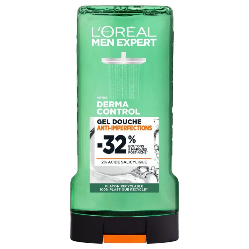 L'Oréal Men Expert Derma Control Gel Douche Anti-Imperfections Corps - 300ml