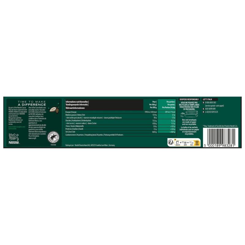 After Eight Winter Design Edition Bouchées de Chocolat Noir Fourré à la Menthe - 400g