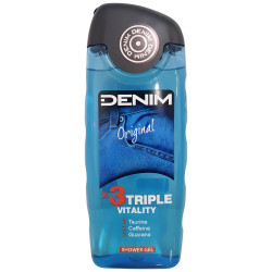 Denim Gel Douche Triple Vitalité - 250ml