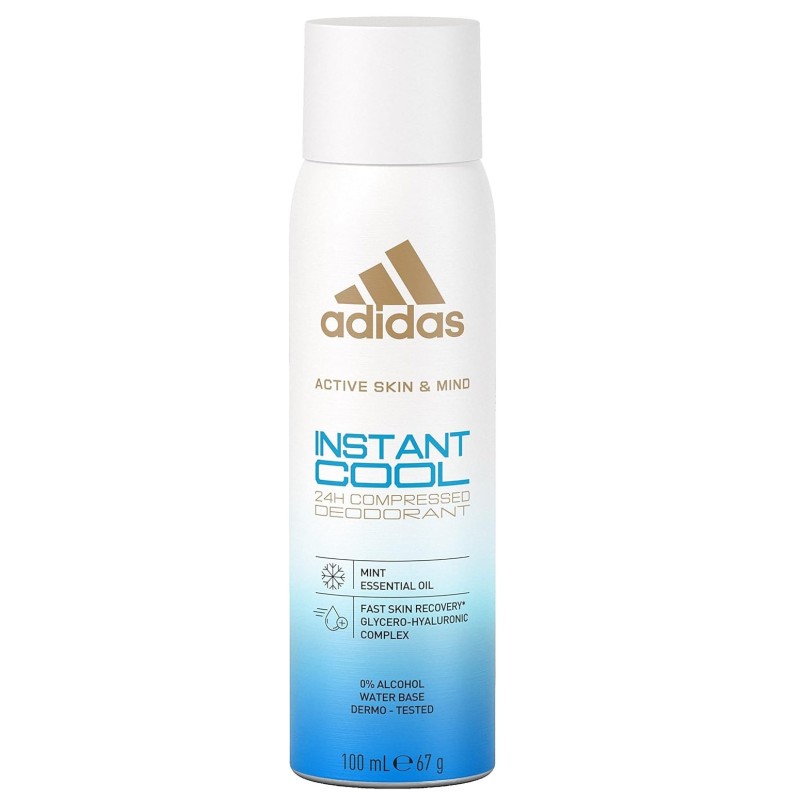 Adidas Active Skin And Mind Deodorant Spray Instant Cool - 100ml