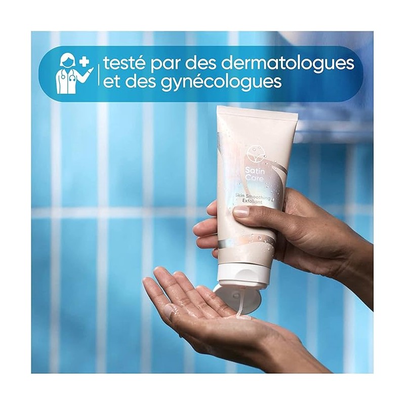 Gillette Venus Satin Care Exfoliant Peau et Poils Pubiens - Peau Douce - 177ml