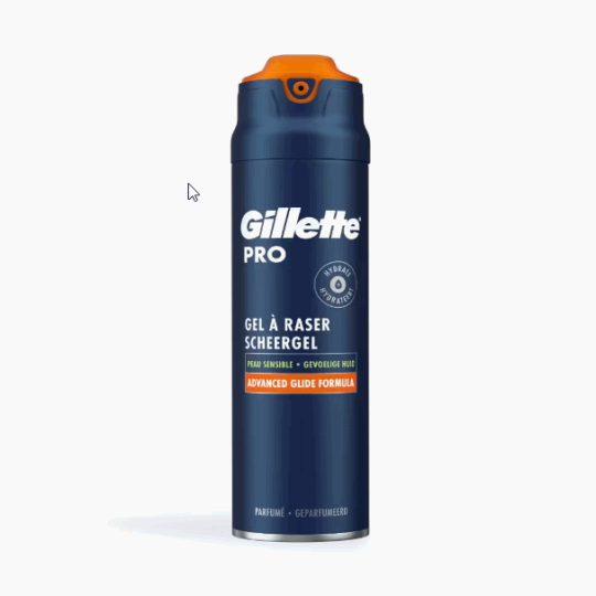 Gillette Pro Gel de Rasage - Peau Sensible - 200ml