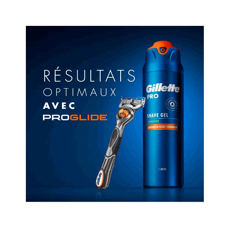 Gillette Pro Gel de Rasage - Peau Sensible - 200ml