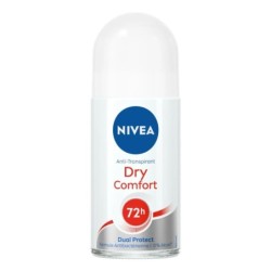 Nivea Dry Comfort Déodorant Bille Anti-Transpirant - Protection 72h - 50ml