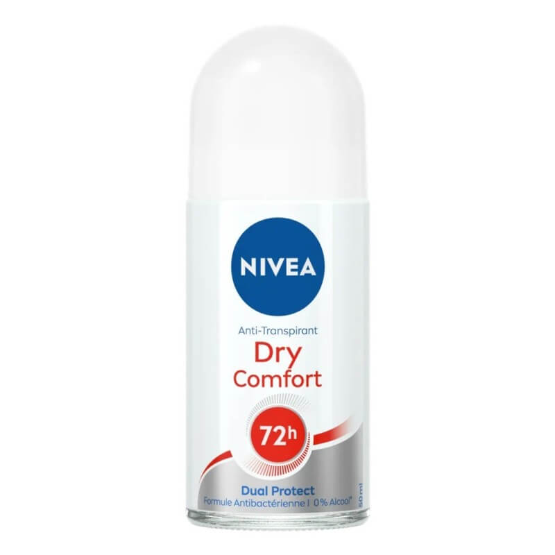 Nivea Dry Comfort Roll-On Anti-Perspirant Deodorant - 72h Protection - 50ml