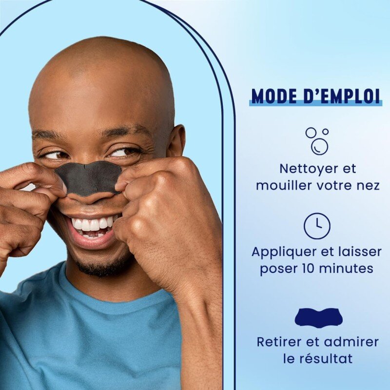 BIORÉ 6 Patchs Purifiants au Charbon