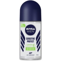 Nivea Men Sensitive Protect مزيل عرق بالكرة - للبشرة الحساسة - 50 مل