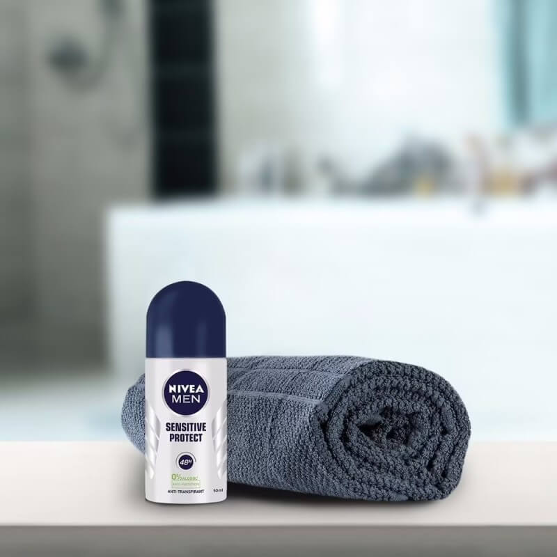 Nivea Men Sensitive Protect Déodorant Bille - Peau Sensible - 50ml