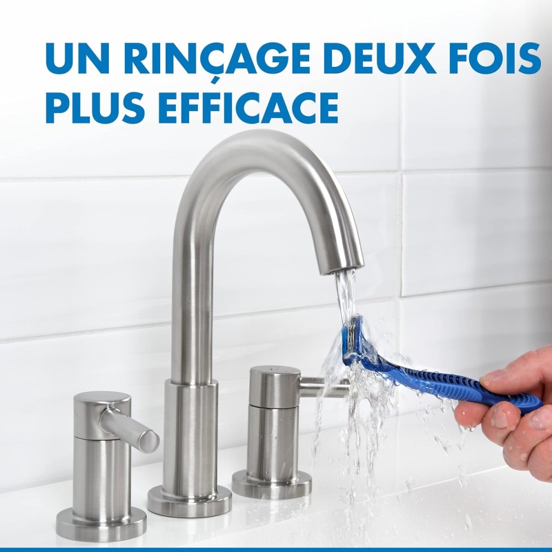 Gillette Sensor3 Comfort, Rasoirs Jetables Pour Homme, Lot De 3 Rasoirs Jetables