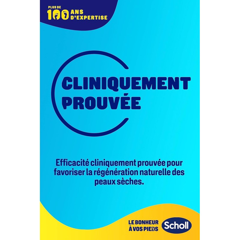 Scholl Crème Pieds Anti-Crevasses Talons fendillés ou crevassés 24h 60ml