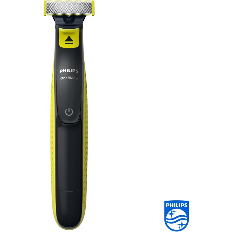 Philips OneBlade Original Visage - tondeuse à barbe électrique, rasoir, 1 lame pour le visage, 1 sabot réglable 5 en 1, 1 lame