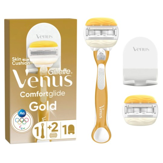 Gillette Venus Rasoir pour femme 5 lames Comfortglide sugarberry et ses recharges de lames, 5 Lames Intégrées Pour Un Rasage De
