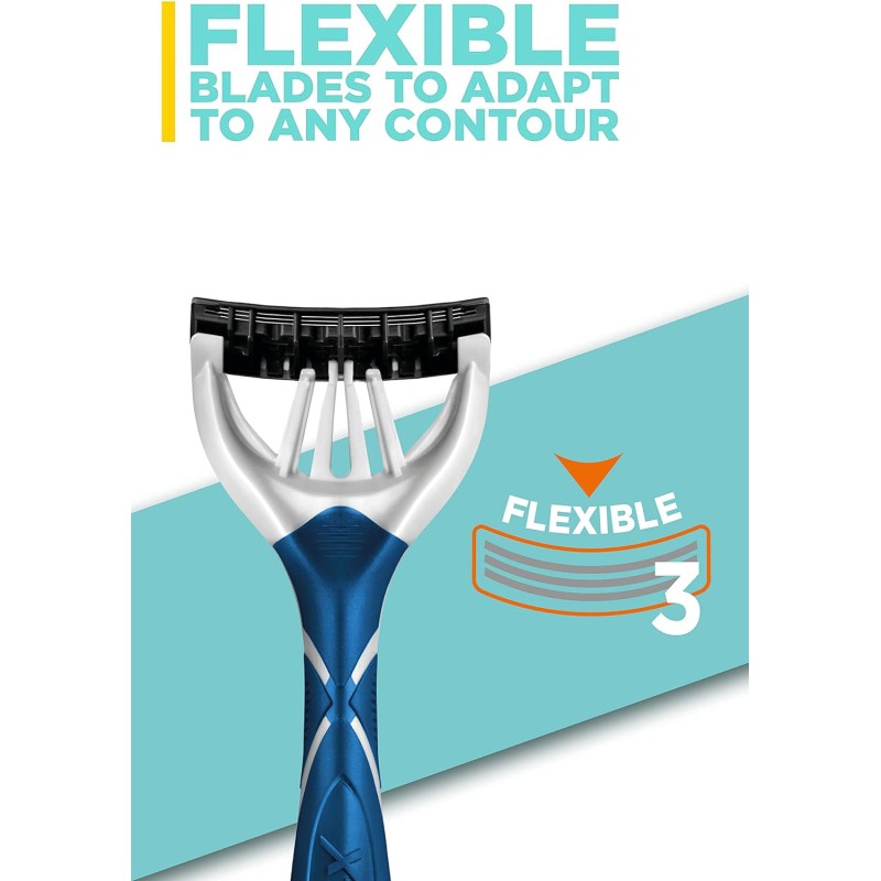 WILKINSON SWORD - Xtreme 3 for Men | Ultimate Comfort with Aloe Vera | 4 x Disposable Razors