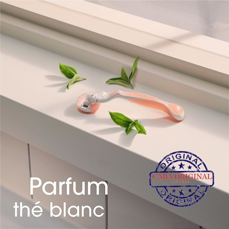 Gillette Venus Comfortglide Razor Refills For Women - 3 Blades - White Tea Scent - X4